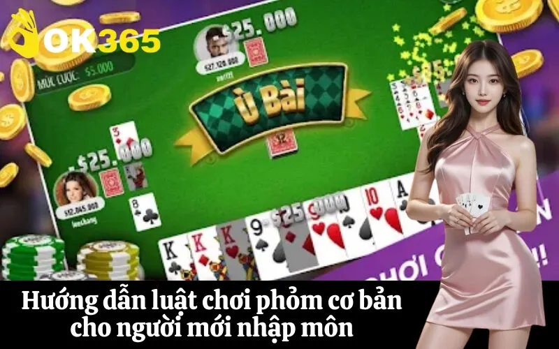 Hướng dẫn luật chơi phỏm cơ bản cho người mới nhập môn
